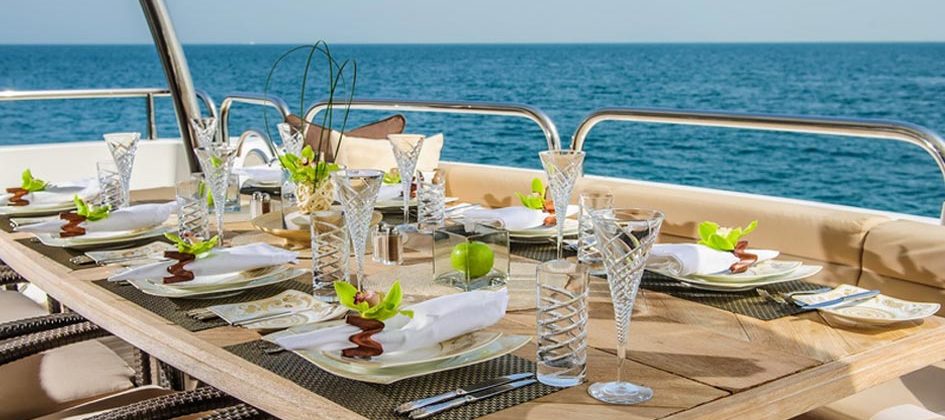 food in yacht